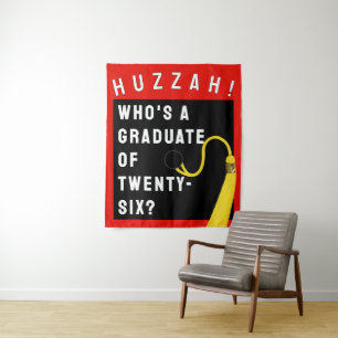 Graduation 2026 Photo Backdrop Tapestry