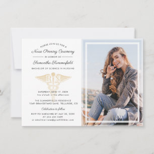 Graduation 2026 Photo Nurse Pinning Ceremony Invitation