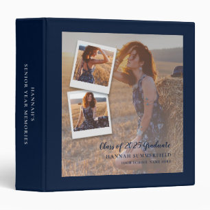 Graduation 2026 Senior Year School Photo Album Binder