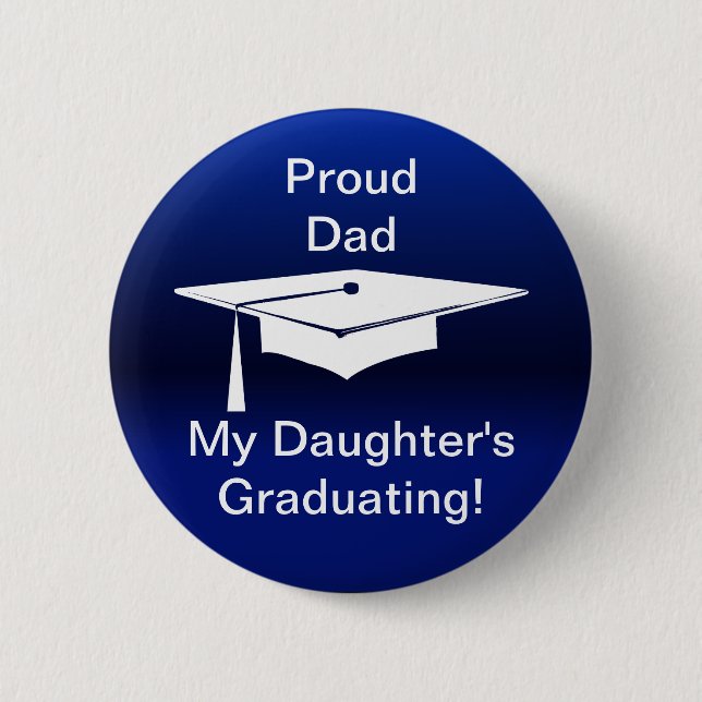 Graduation 2 Inch Round Button (Front)