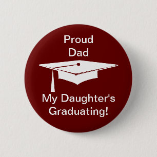 Graduation 2 Inch Round Button