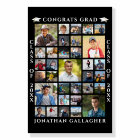 Graduation 33 Photo Collage de votre carte en mous