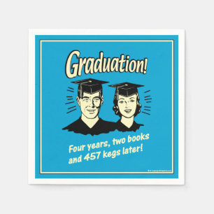 Graduation: 4 Years, 2 Books Napkin