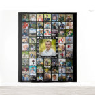 Graduation 55 Photo Collage Custom Colour Backdrop