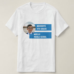 Graduation 5th Grade Funny Promotion Text Message T-Shirt