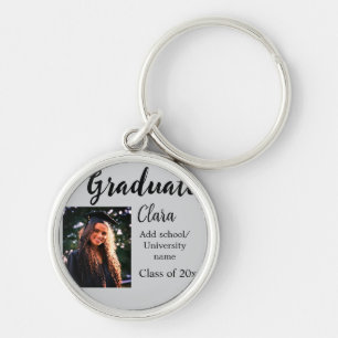 Graduation add name class of 20xx congrats add pho keychain