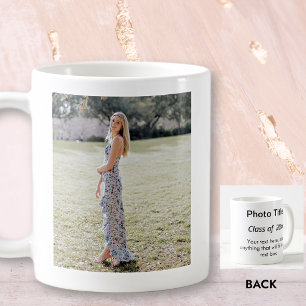 Graduation, Add Your Photo and Text, Keepsake Coffee Mug