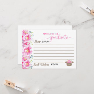 Graduation Advice Cards-Advice for Graduates Invit Invitation