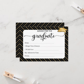 Graduation Advice Cards-Advice for Graduates Invitation