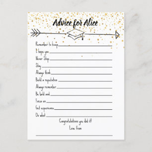 GRADUATion advice note Postcard