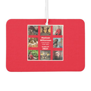 Graduation Air Fresh 8 Photo Collage Class Of Year Freshener