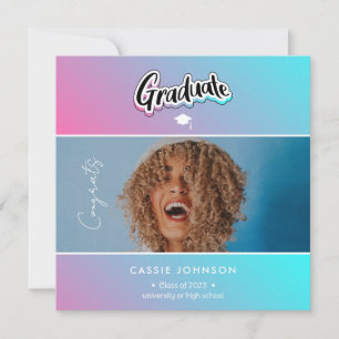 Graduation announcement