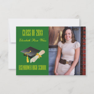 Graduation Announcement - 3x5 Cap & Diploma