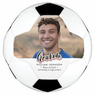 Graduation Announcement Class of 2023 Soccer Ball