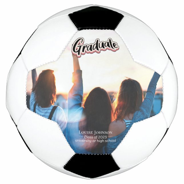 Graduation Announcement Class of 2023 Soccer Ball (Front)