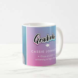 Graduation announcement coffee mug
