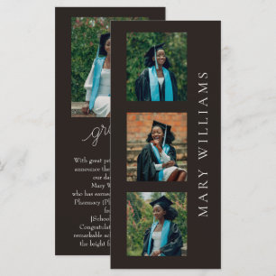 Graduation Announcement Customizable Photos & Text