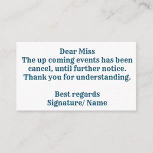 GRADUATION ANNOUNCEMENT ENCLOSURE CARD