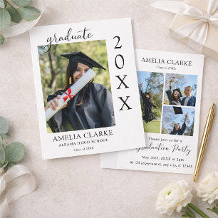 Graduation announcement, graduation invitation