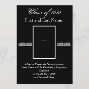 Graduation Announcement or Invitation