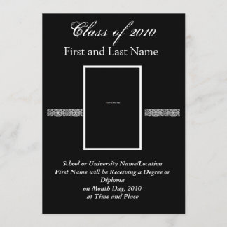 Graduation Announcement or Invitation