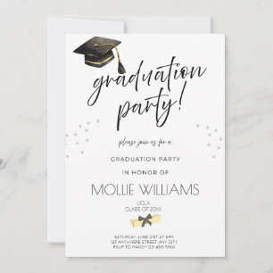 Graduation Announcement Party invite, Simple