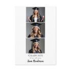 Graduation Announcement Photo Booth QR code Unique