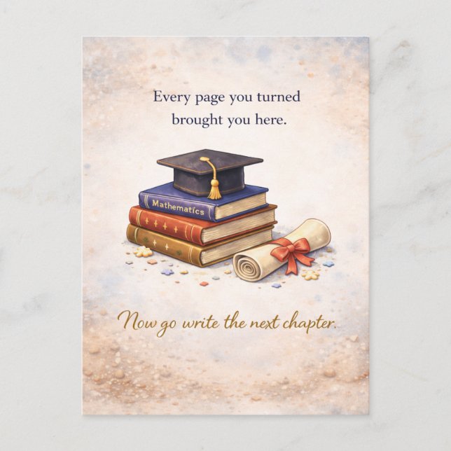 Graduation Announcement Postcard (Front)