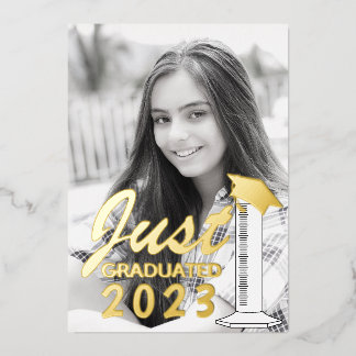 Graduation Announcement Science Graduated Cylinder