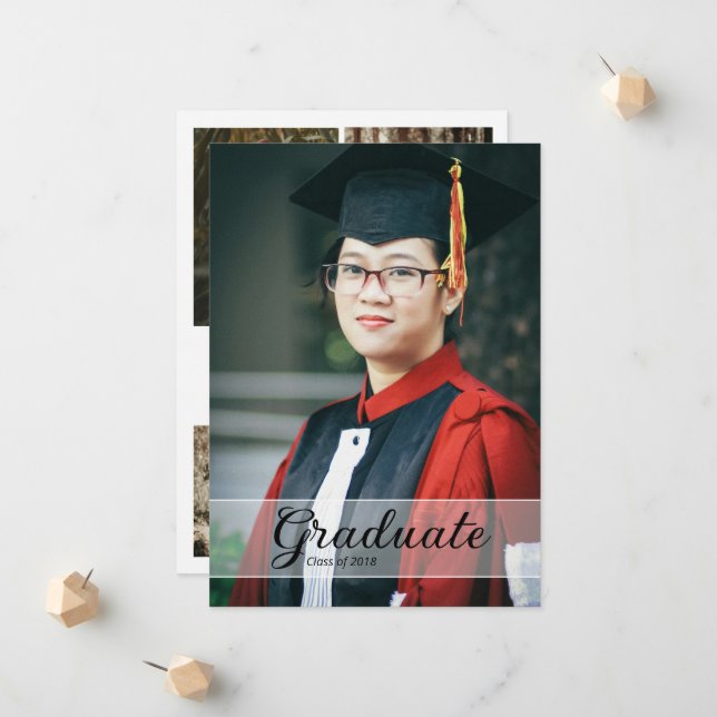 Graduation Announcement Template (Front/Back In Situ)