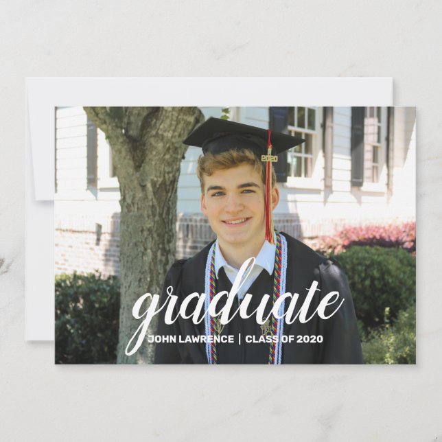 Graduation announcement (with envelopes) 2020 (Front)