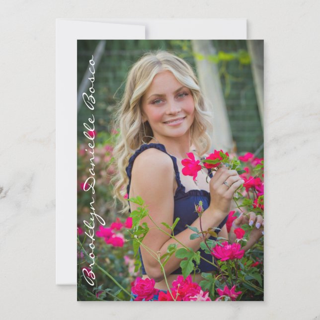 Graduation Announcements Invitation2 (Back)