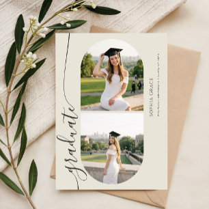 Graduation Arch Photo Graduation Party Invitation