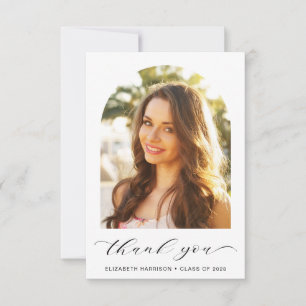 Graduation Arch Photo Thank You Card