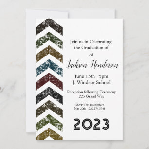 Graduation Arrow Invitation Classe de 2023