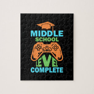Graduation Art Middle School Level Complete Jigsaw Puzzle