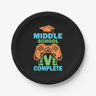 Graduation Art   Middle School Level Complete Paper Plate
