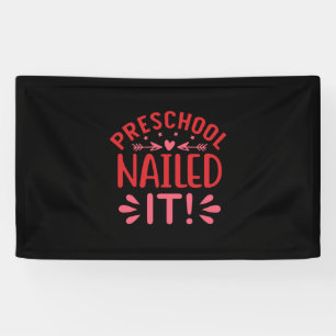Graduation Art   Preschool Nailed It Banner