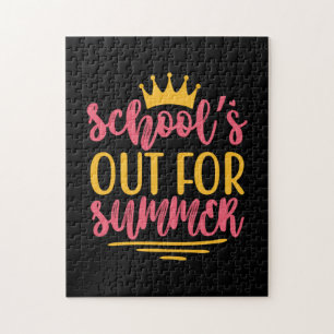 Graduation Art School Out For Summer Jigsaw Puzzle