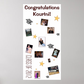Graduation Autograph Board Poster