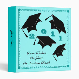 Graduation Autograph Book Binder Blue 1