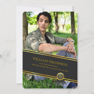 Graduation Banner Photo Announcement