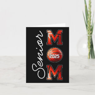 Graduation Basketball Senior Mom 2025 Cl Of 2025 Card