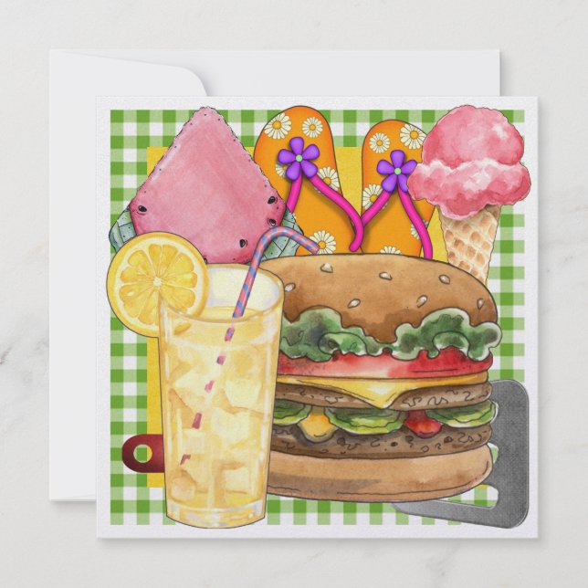 Graduation BBQ! SRF Invitation (Front)