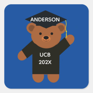 Graduation Bear #2 Stickers