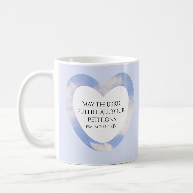 Graduation Bible Verse Christian Faith Custom Name Coffee Mug (Left)