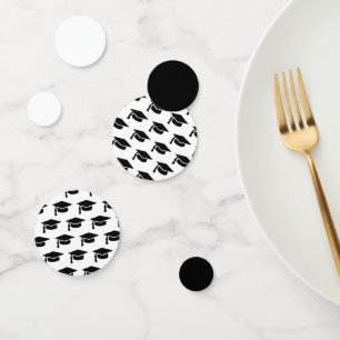 Graduation Black Tassel Cap Confetti