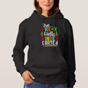 Graduation Bye Pre-K Hello Kindergarten Back To Sc Hoodie