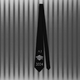 Graduation cap 2024  -  personalized tie