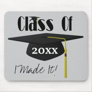Graduation Cap And Tassel I Made It Cute Mouse Pad